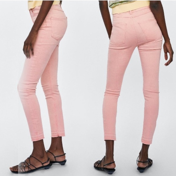 zara pink mom jeans